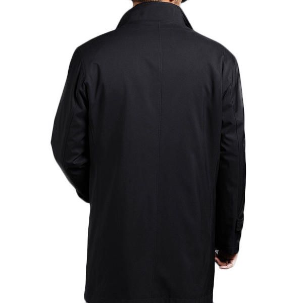 Gabardina De Gran Tamaño Informal De Negocios Para Hombre Gabardina Con Cuello Alto Y Interior Desmontable A La Moda