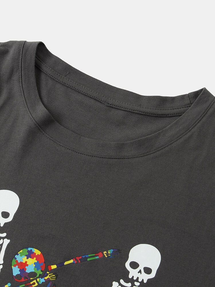 Camisetas De Manga Corta Con Estampado De Eslogan De Diseño Para Hombre