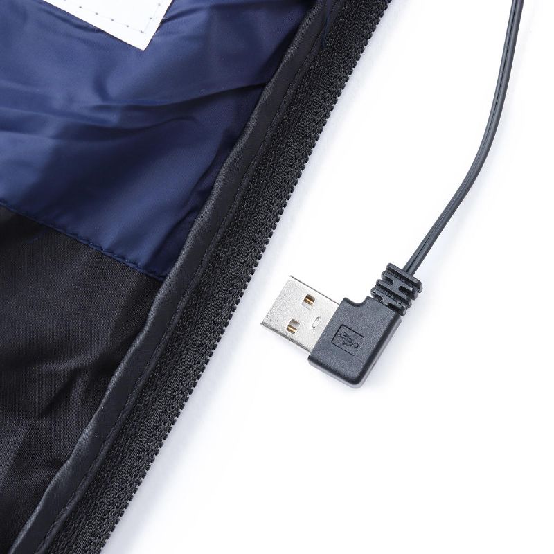 Chaleco Con Calefacción Eléctrica Usb Para Hombre Calefacción De Invierno Chaqueta Térmica Abrigos Calentador