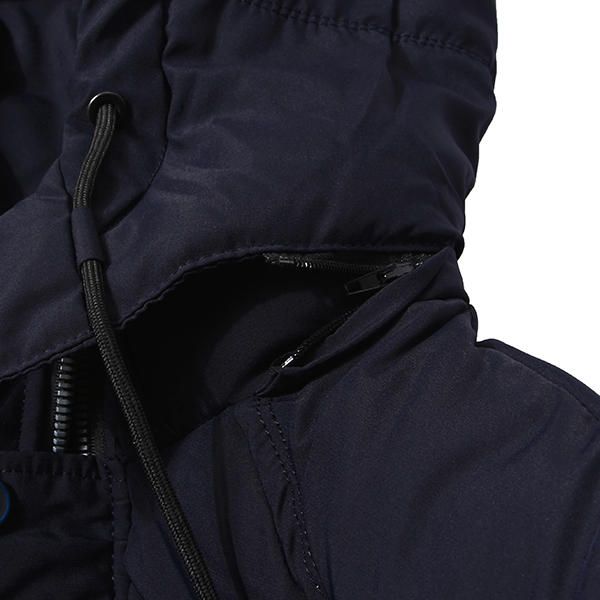 Invierno Grueso Cálido Multi Bolsillos Cremallera Chaqueta Acolchada Prendas De Abrigo Parkas Para Hombres