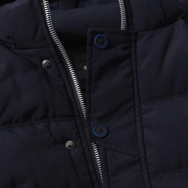 Invierno Grueso Cálido Multi Bolsillos Cremallera Chaqueta Acolchada Prendas De Abrigo Parkas Para Hombres