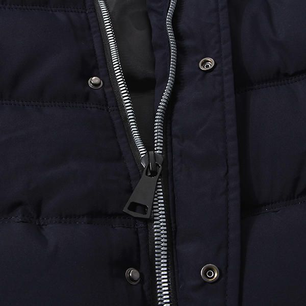 Invierno Grueso Cálido Multi Bolsillos Cremallera Chaqueta Acolchada Prendas De Abrigo Parkas Para Hombres