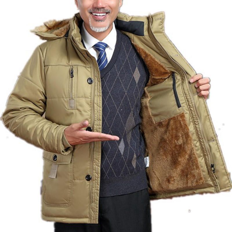 Parka Con Capucha Y Capucha De Forro Polar Windprof De Talla Grande