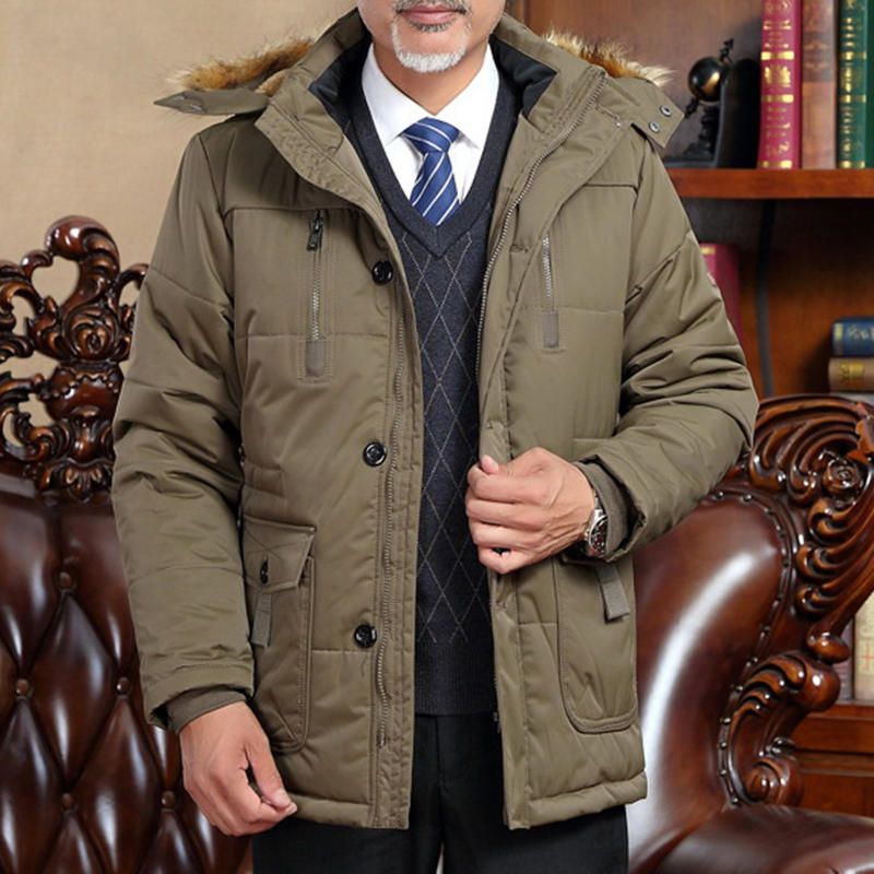 Parka Con Capucha Y Capucha De Forro Polar Windprof De Talla Grande