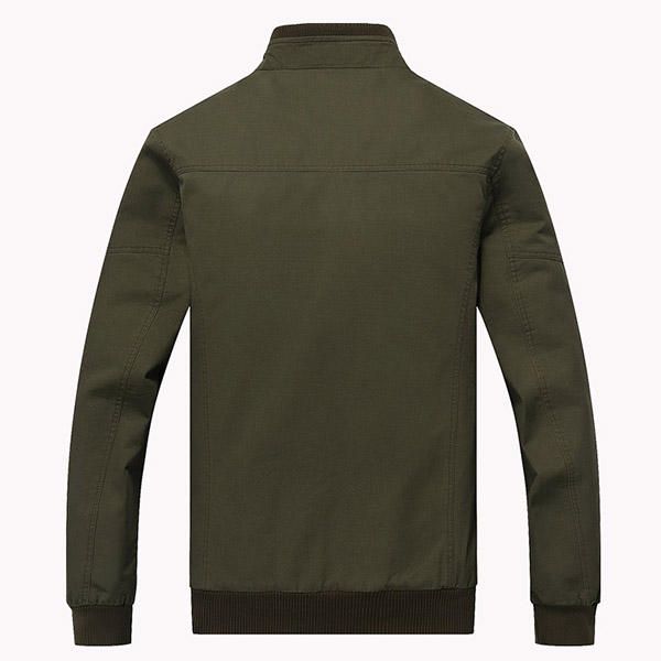 Chaqueta Informal De Cuello Alto De Invierno Chaqueta De Carga De Lavado De Algodón Chaqueta De Gran Tamaño Para Hombres