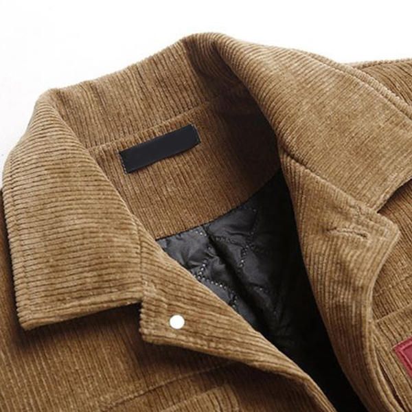 Chaqueta De Invierno Gruesa De Pana Abrigo De Moda De Talla Grande