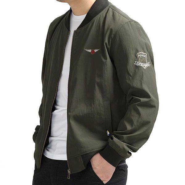 Chaqueta De Vuelo De Chaqueta Universitaria Suelta De Primavera De Talla Grande