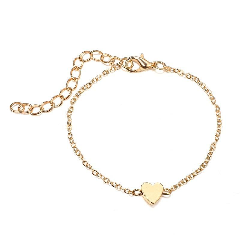 5 Piezas De Pulsera Simple Con Cuentas Bohemias Pulsera De Corazón Con Mapa De Tortuga Y Piña Para Mujer