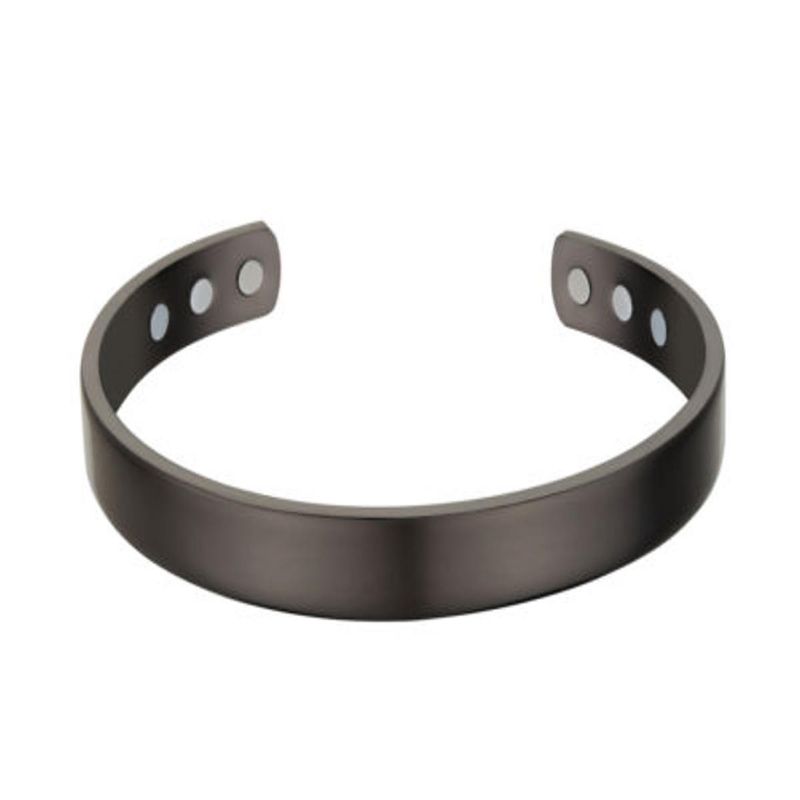 Brazalete Magnético De Cobre Gris Oscuro Brazalete De Brazalete De Artritis Para Dolor Simple