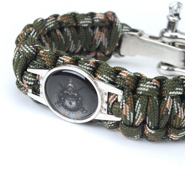 Camping Al Aire Libre Paracord Supervivencia Brazalete Kits De Cuerda De Nylon Brazalete