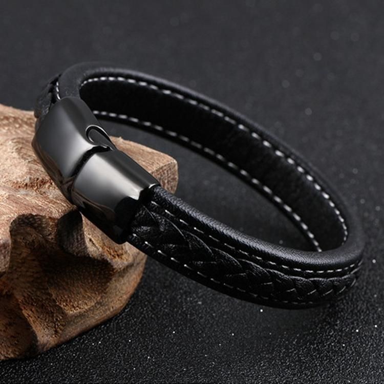 Personalidad Pulsera De Cuero Para Hombres Estilo Estudiante Informal Simple Y Versátil