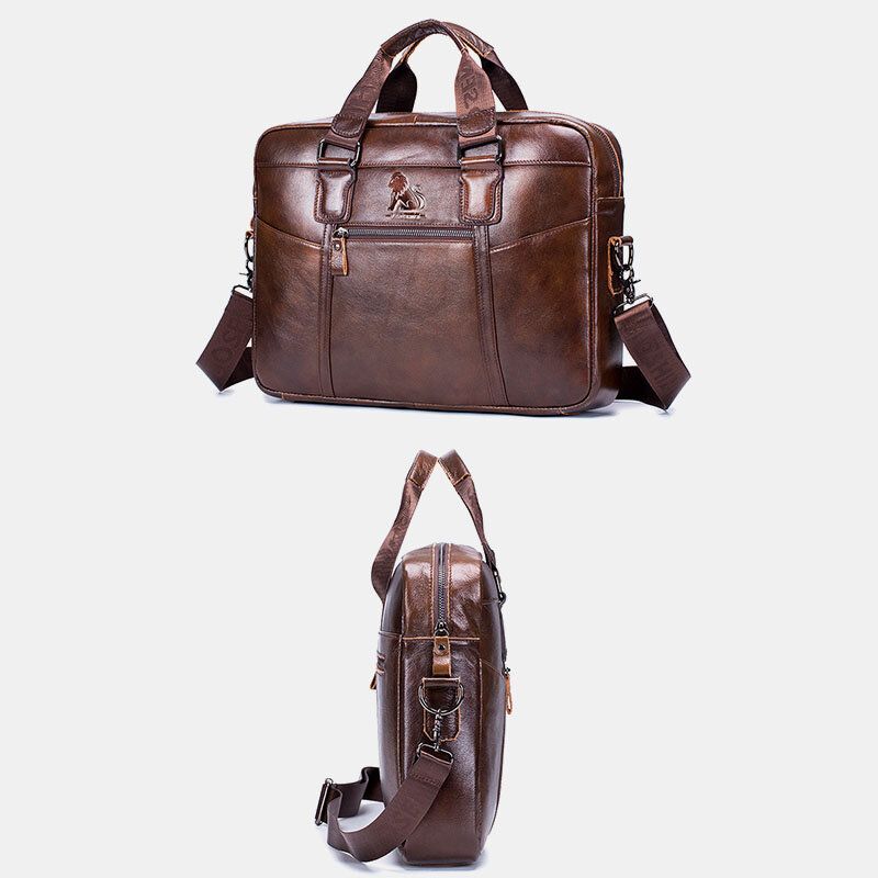 Bolso Bandolera Vintage De Cuero Genuino Bolso Bandolera Para Hombres