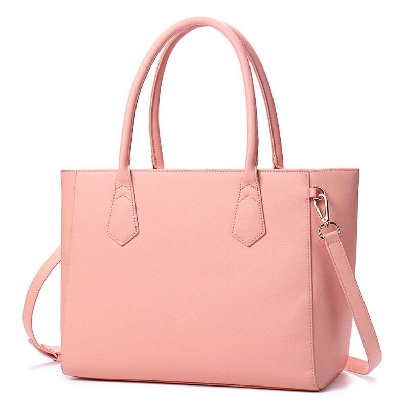 Bolso De Compras Informal De Gran Capacidad Para Mujer Bolso De Hombro Sólido