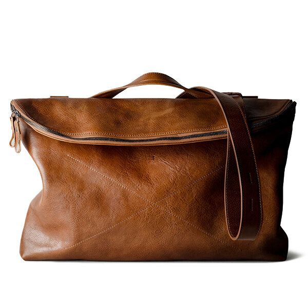 Bolso De Hombre Casual Multifunción Plegable Sólido Bolso Bandolera Bolso De Negocios