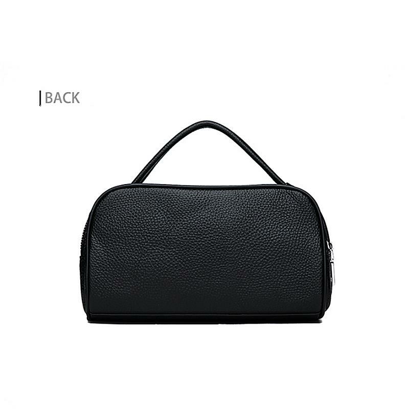 Bolso De Mano De Cuero De Negocios De Gran Capacidad De Moda Para Hombres