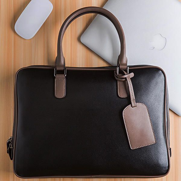 Bolso De Negocios Para Hombres Bolso Para Computadora Portátil Multifunción Informal