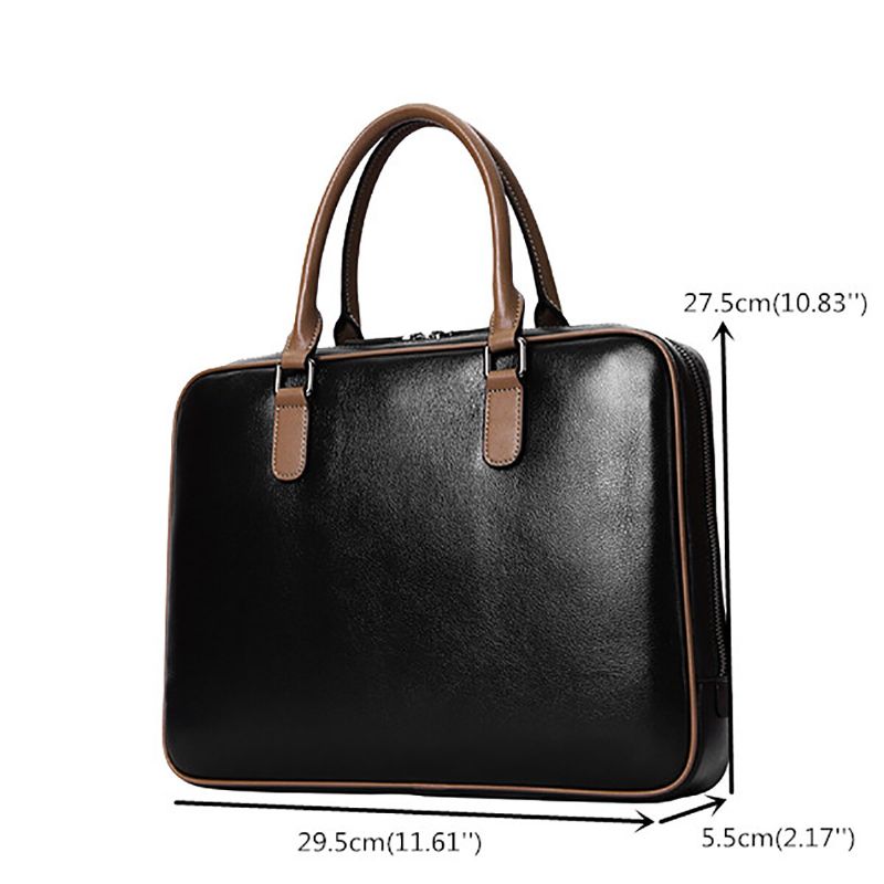 Bolso De Negocios Para Hombres Bolso Para Computadora Portátil Multifunción Informal