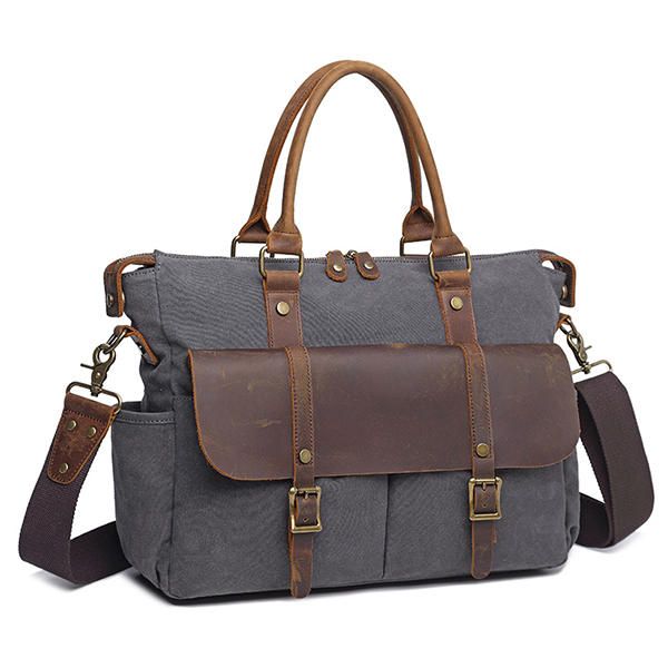 Bolso De Viaje Al Aire Libre Para Hombre Bolso Bandolera Vintage Bolso De Diseñador De Lona