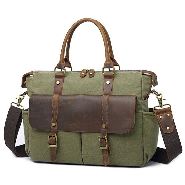 Bolso De Viaje Al Aire Libre Para Hombre Bolso Bandolera Vintage Bolso De Diseñador De Lona