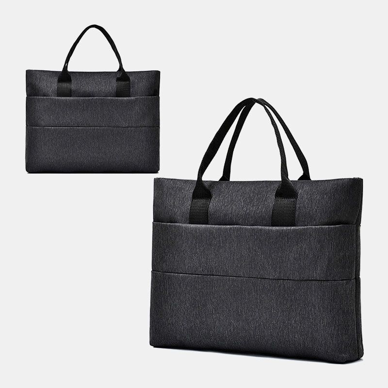 Hombres Oxford Impermeable 15.6 Pulgadas Bolsa Para Computadora Portátil De Gran Capacidad Maletines De Múltiples Capas Bolso