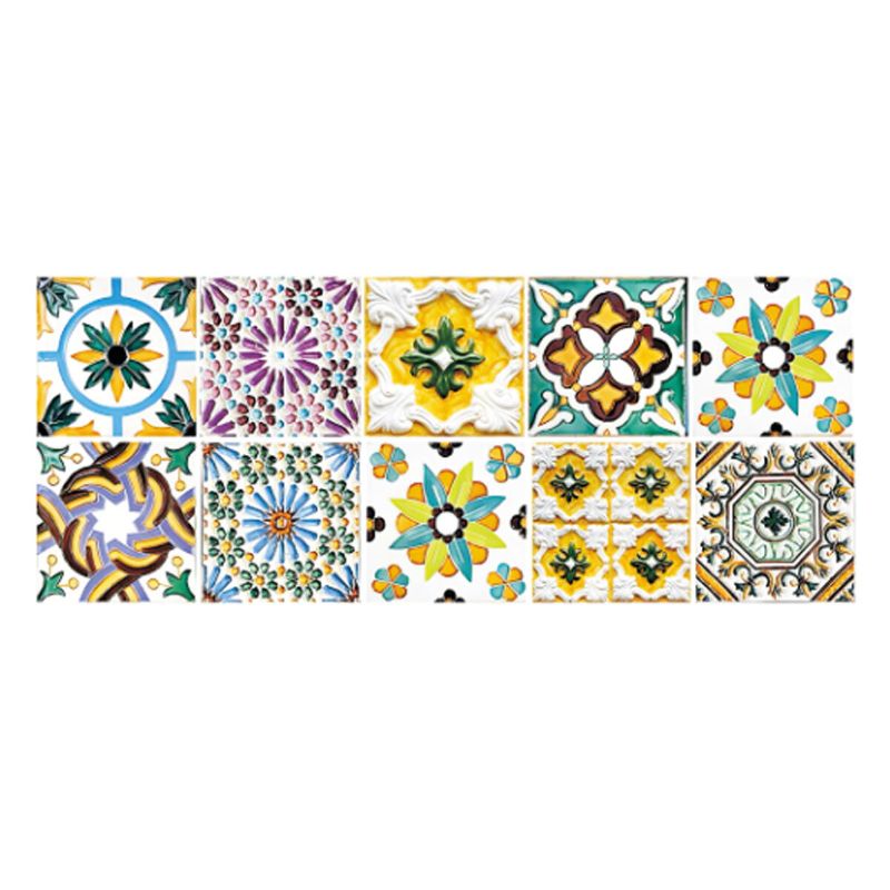 10 Piezas Marruecos Azulejos Pegatinas Cocina Baño Pegatina Hogar Decoración De La Pared Conjunto