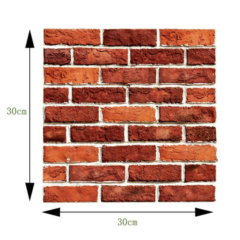 10pcs Set 3d Wall Sticker Tile Brick Autoadhesivo Soft Office Decal Art Decoraciones Para El Hogar