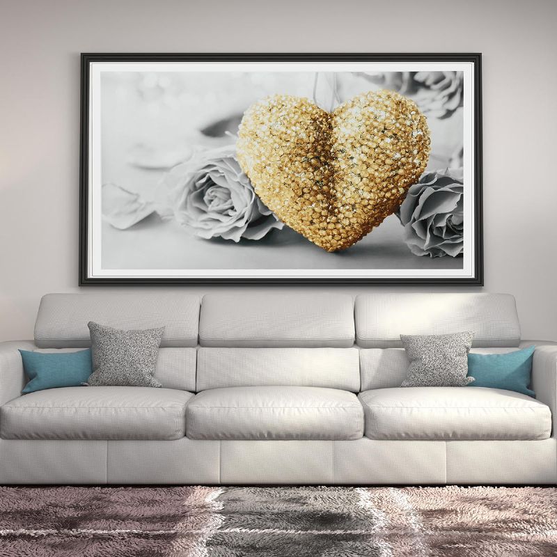 18 Pulgada X32 Pulgada Heart Rose Canvas Prints Cuadros Sin Marco Wall Art Home Decor