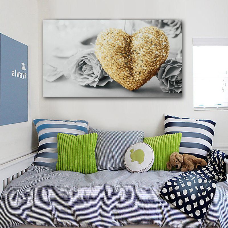 18 Pulgada X32 Pulgada Heart Rose Canvas Prints Cuadros Sin Marco Wall Art Home Decor