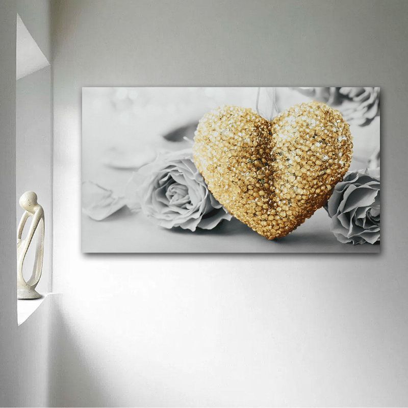 18 Pulgada X32 Pulgada Heart Rose Canvas Prints Cuadros Sin Marco Wall Art Home Decor