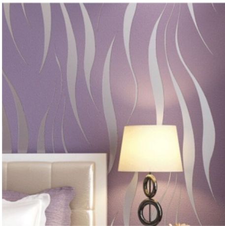 32ft 3 Colores 3d Wave Stripe Papel De Pared No Tejido Adhesivo De Pared Rollo De Papel Decoración Del Hogar