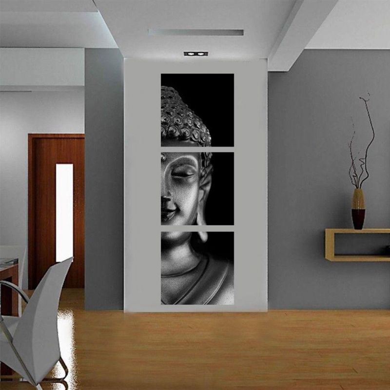 3pcs Set Print Art Paintings Imagen De Pared Decoración Para El Hogar Sin Marco Negro