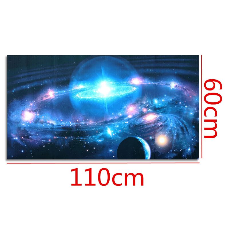 43 * 24 Pulgadas Andrómeda Galaxia Estrellas Universo Espacio Seda Póster Arte Pared Decoración Del Hogar Pinturas