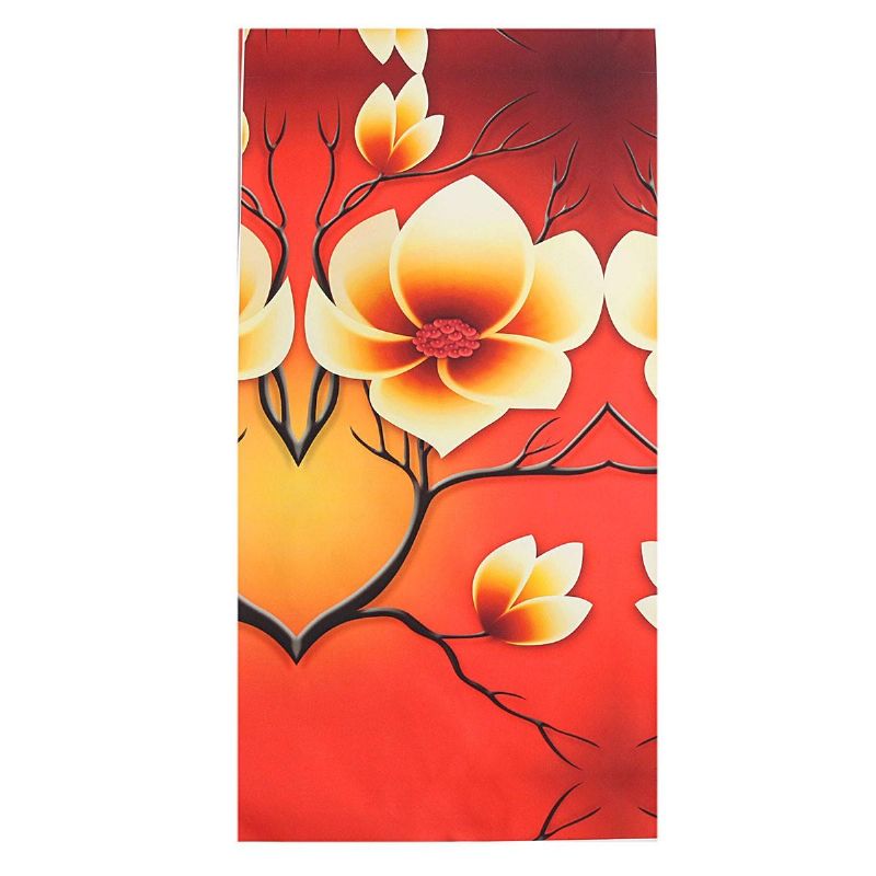 4pcs Pinturas Al Óleo Abstractas Modernas Flores Decoración De Pared Enorme Arte En Lienzo Sin Marco