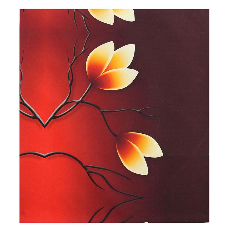 4pcs Pinturas Al Óleo Abstractas Modernas Flores Decoración De Pared Enorme Arte En Lienzo Sin Marco