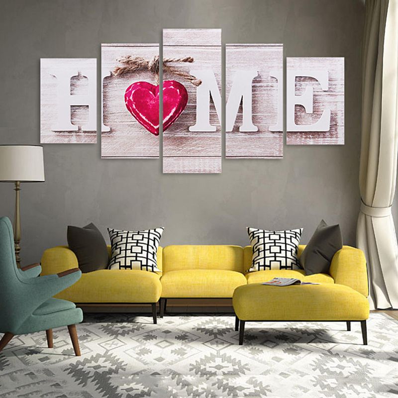 5 Piezas Sin Marco Lienzo Impreso Pinturas Imagen Hogar Dormitorio Pared Arte Decoración Regalos