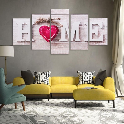 5 Piezas Sin Marco Lienzo Impreso Pinturas Imagen Hogar Dormitorio Pared Arte Decoración Regalos