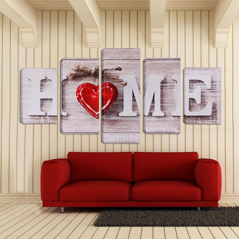 5 Piezas Sin Marco Lienzo Impreso Pinturas Imagen Hogar Dormitorio Pared Arte Decoración Regalos