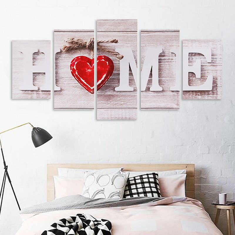 5 Piezas Sin Marco Lienzo Impreso Pinturas Imagen Hogar Dormitorio Pared Arte Decoración Regalos