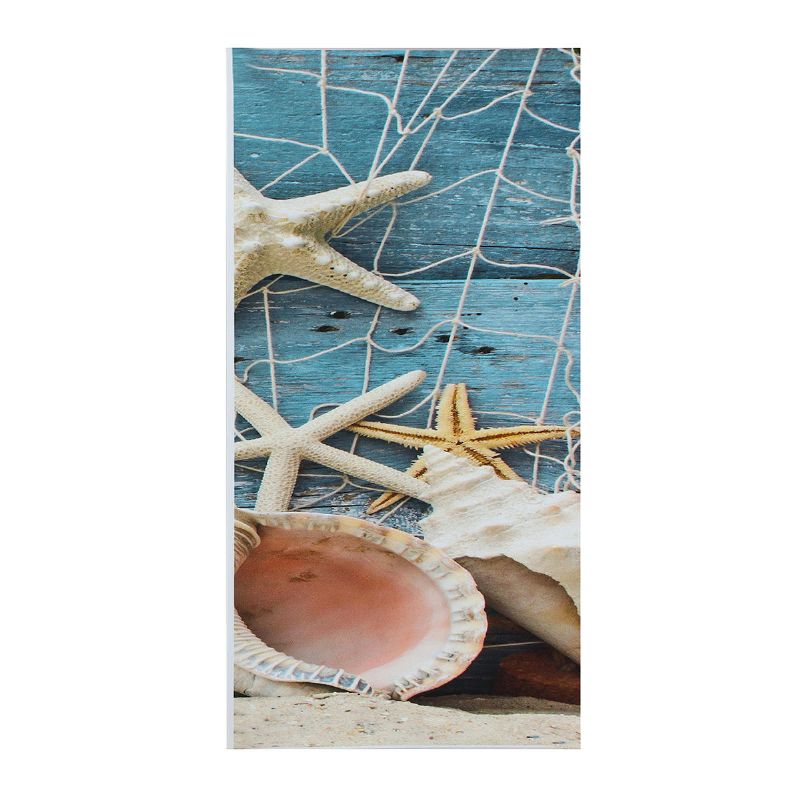 5pcs Concha Red De Pesca Estrella De Mar Lienzo Pintura Cuadros Impermeables Pinturas De Pared Sin Marco