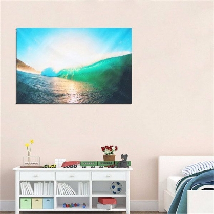 60x90 cm Sol Y Mar Paisaje Natural Imagen Artística Póster De Seda Impresión De Tela Decoración De Pared