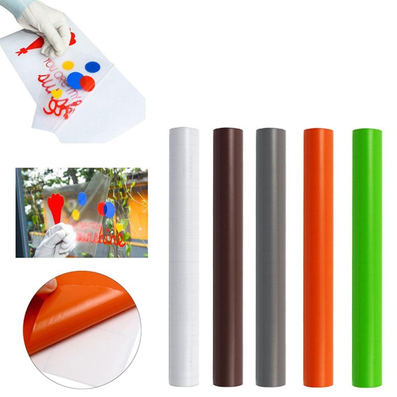 8 Colores Rollo Autoadhesivo Plotter De Corte Impermeable Impresiones Adhesivo De Vinilo Adhesivo Para Pared Al Aire Libre