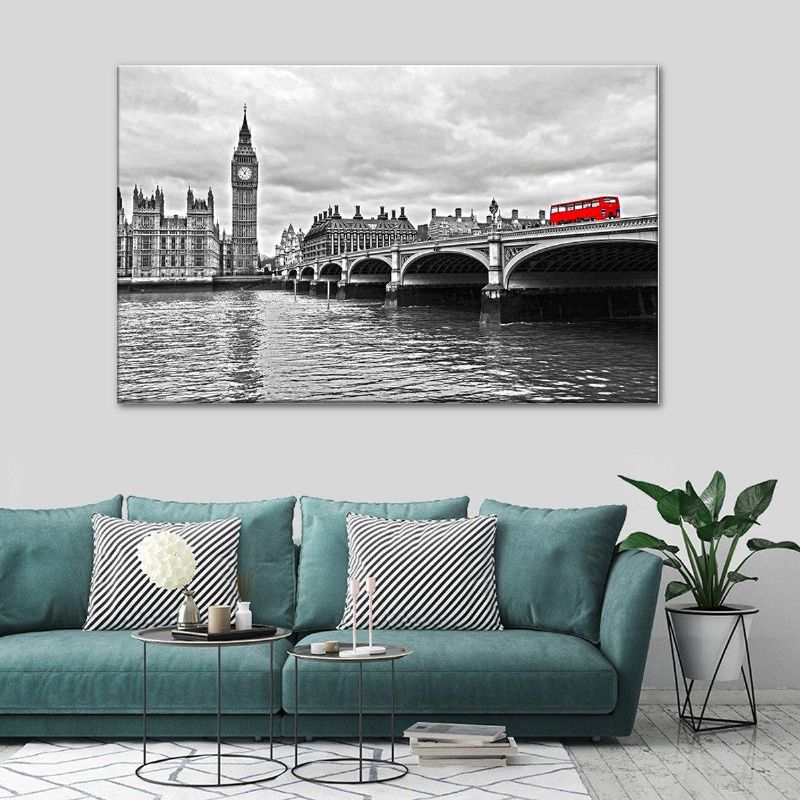 City Modern Canvas London Scenery Print Paintings Wall Art Picture Decor Sin Marco