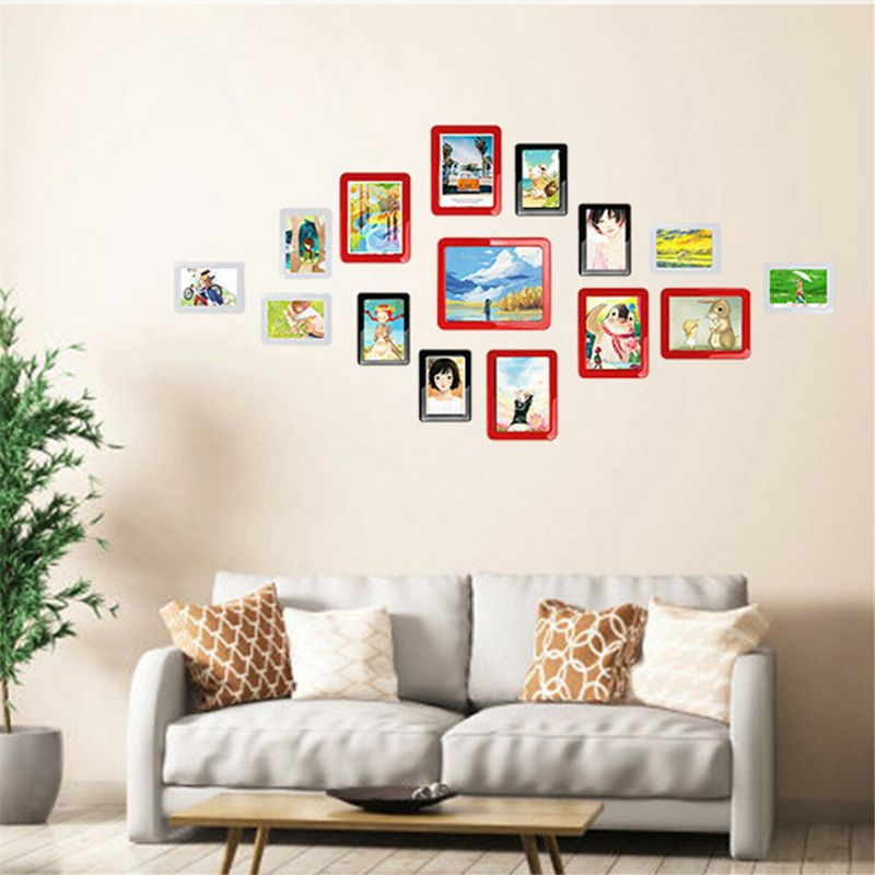 Diy Marcos De Fotos Magnéticos Coloridos Para Nevera Marco De Fotos Con Imán Para Decoración De Pared Para Sala De Estar