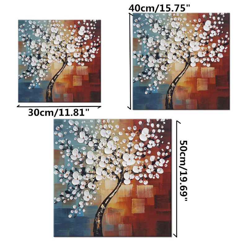 Enmarcado Flor Abstracta Árbol Impresión De Lienzo Pinturas Al Óleo Imagen Decoraciones Artísticas Para El Hogar