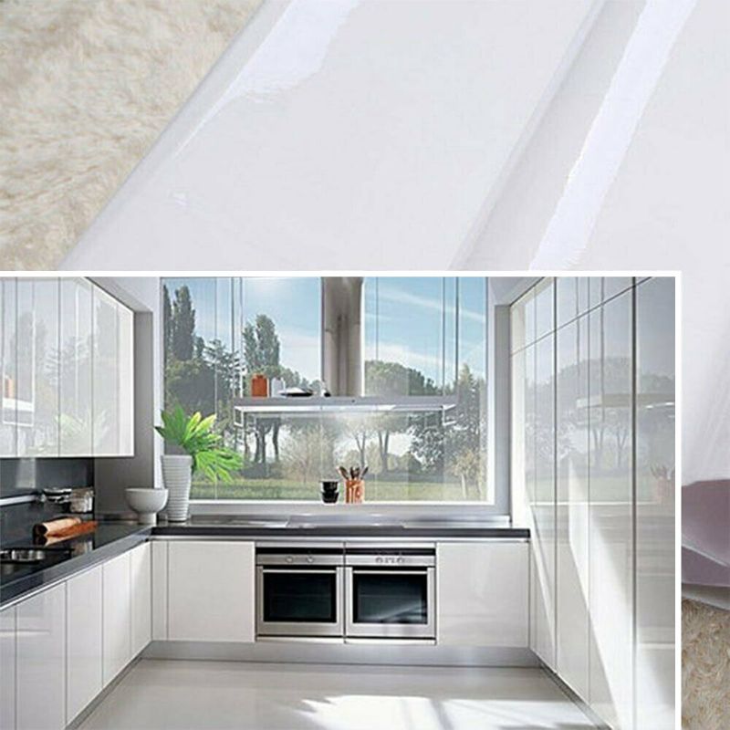 Etiqueta De La Pared De La Cocina Cubierta De Vinilo Brillante Autoadhesivo Adhesivo Trasero Impermeable Etiqueta De La Pared Para La Decoración De La Cocina Del Hogar