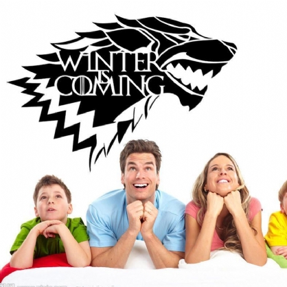 Game Of Thrones House Stark Wolf Vinilo Adhesivo Calcomanía Hbo Winter Is Coming