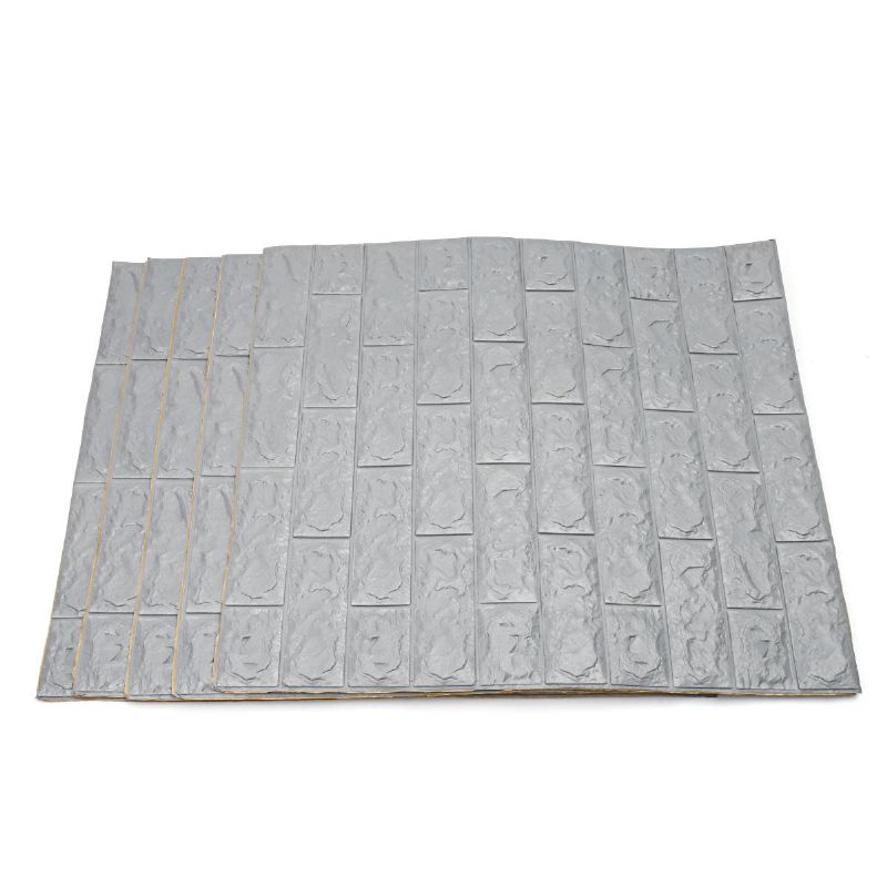 Gran 3d Impermeable Azulejo Pared De Ladrillo Pegatina Autoadhesiva Panel De Espuma 70 * 77 cm Decoración De La Casa