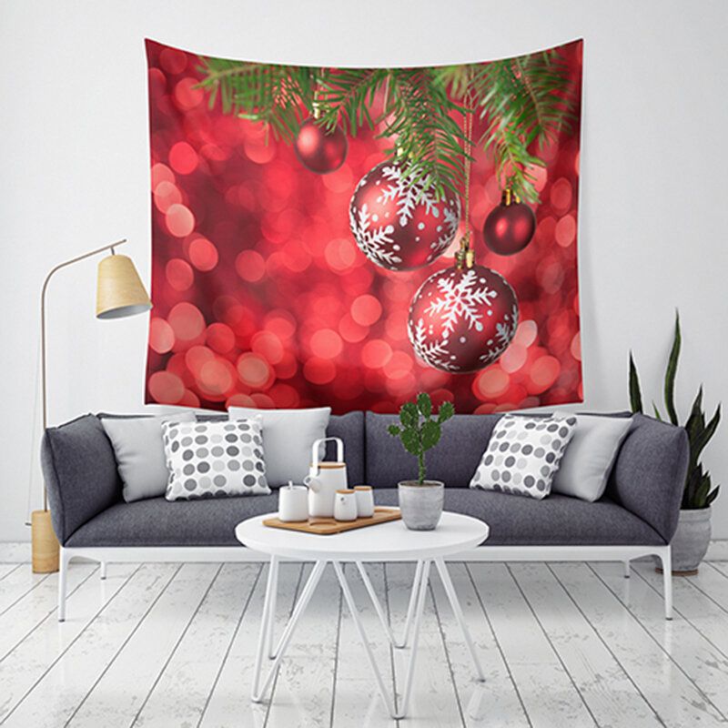 Lwg7 Tapiz Navideño Con Estampado De Papá Noel Para Colgar En La Pared Tapiz Artístico Decoraciones Navideñas Para Decoración Del Hogar