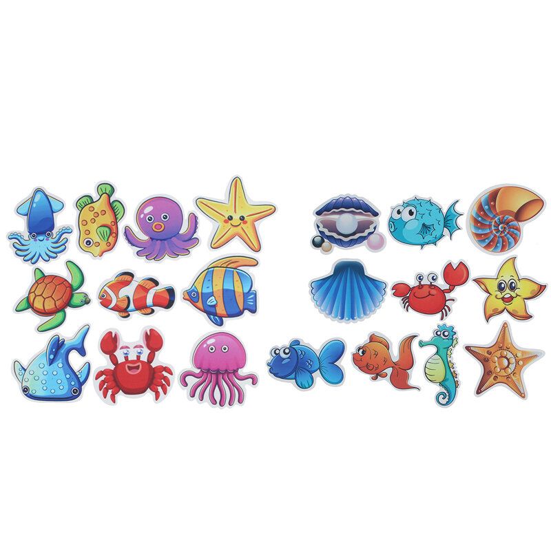 Pegatinas Antideslizantes Para Bañera Baby Shower Pegatina Impermeable Ocean Fish Adhesivo Antideslizante Decoración De Baño