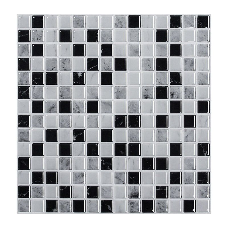 Pegatinas De Pared 3d Azulejos De Cocina Baño Cubierta Impermeable Autoadhesiva Extraíble Ladrillo De Imitación